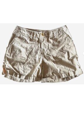 Vintage Duck Head Khaki Chino Shorts Womens Size 12 Preppy Classic Cotton Casual